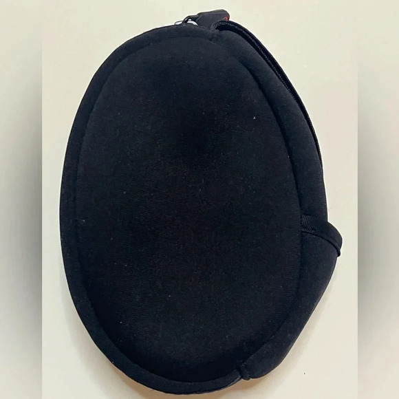 Beats By Dre Logo Soft Shell‎ Padded Headphone Case Zip Closure Black Red - Picture 3 of 9